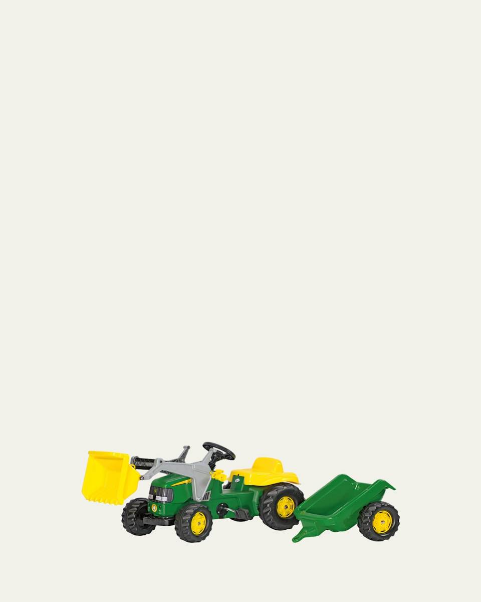 Kid's John Deere Pedal Tractor w/Trailer